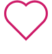 Pink heart icon