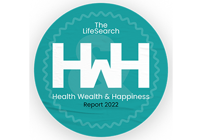 Health Wealth & Happiness Logo Teal